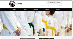 Desktop Screenshot of hawkesmartialarts.com